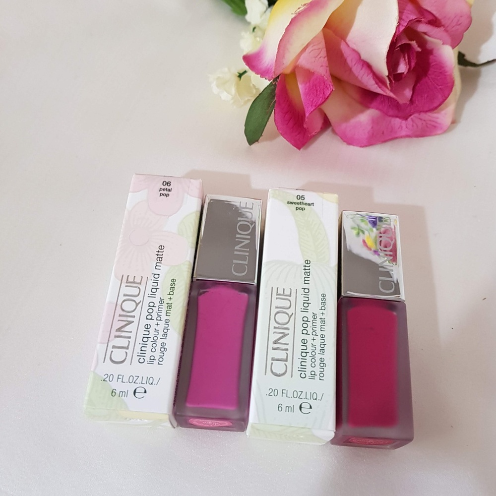 CLINIQUE POP LIQUID MATTE LIPCOLOR+PRIMER BOGOsale